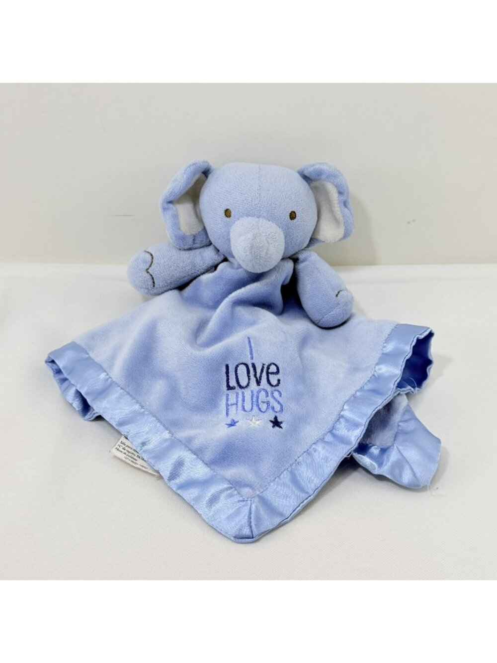 Stepping Stones Security Blanket Lovey Elephant Blankie Plush Baby Boy Infant